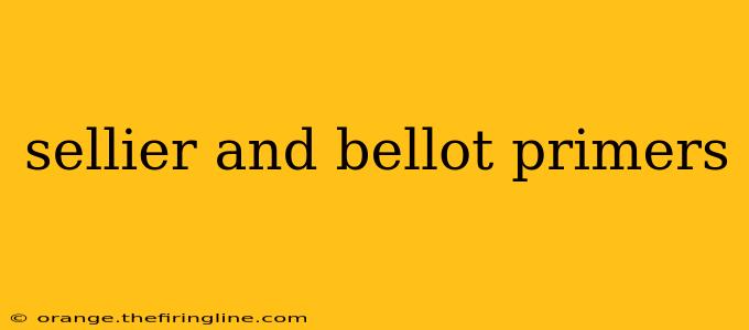 sellier and bellot primers