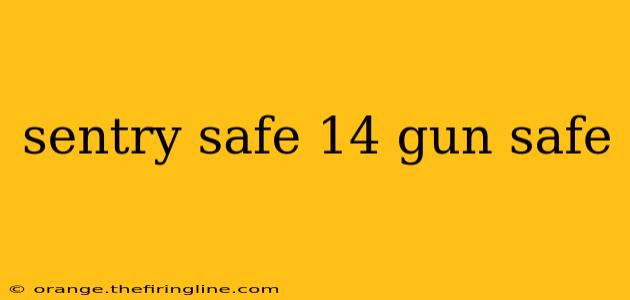 sentry safe 14 gun safe