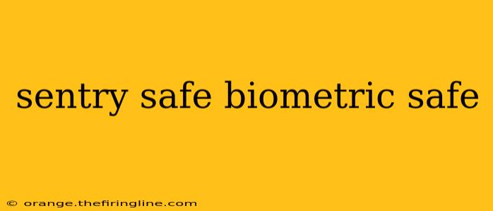 sentry safe biometric safe