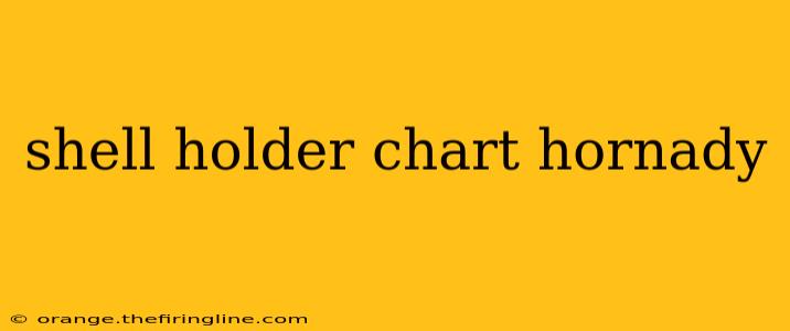 shell holder chart hornady