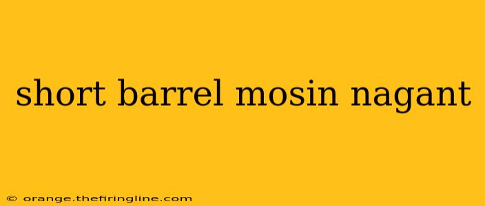 short barrel mosin nagant