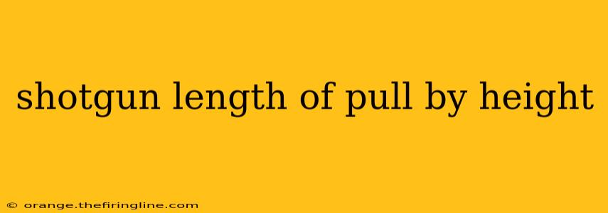 shotgun length of pull by height