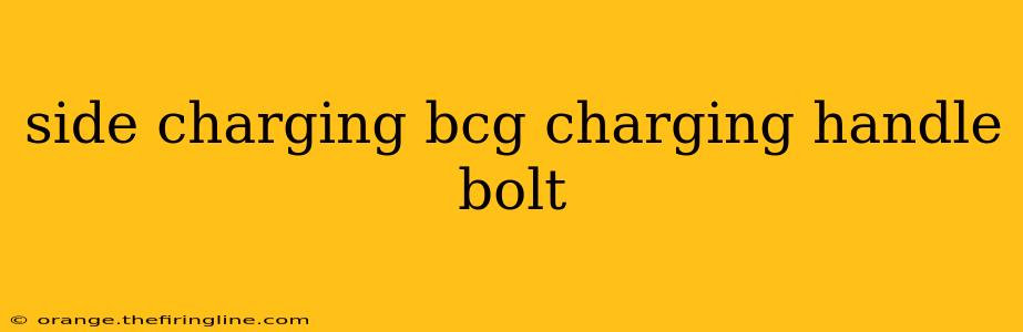 side charging bcg charging handle bolt