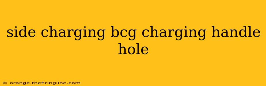 side charging bcg charging handle hole