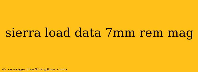 sierra load data 7mm rem mag