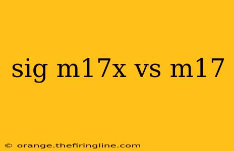 sig m17x vs m17