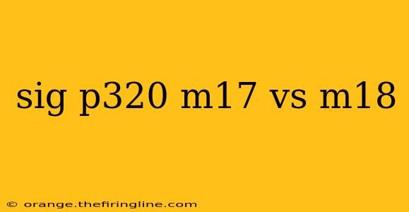 sig p320 m17 vs m18