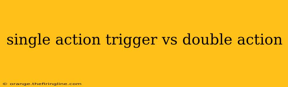 single action trigger vs double action