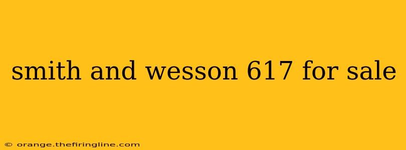 smith and wesson 617 for sale