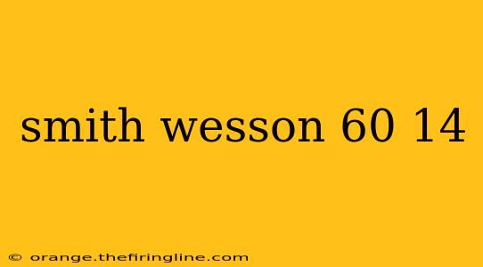 smith wesson 60 14