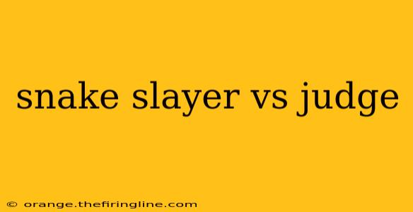 snake slayer vs judge