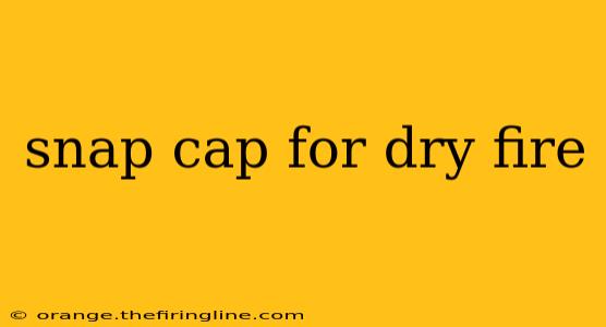 snap cap for dry fire