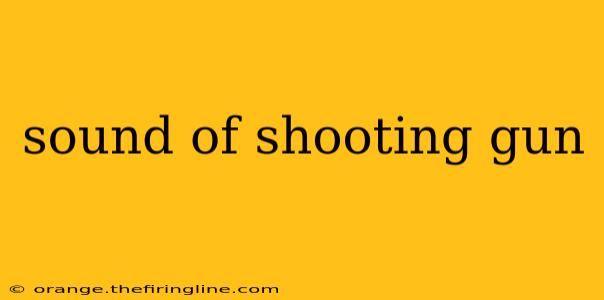 sound of shooting gun