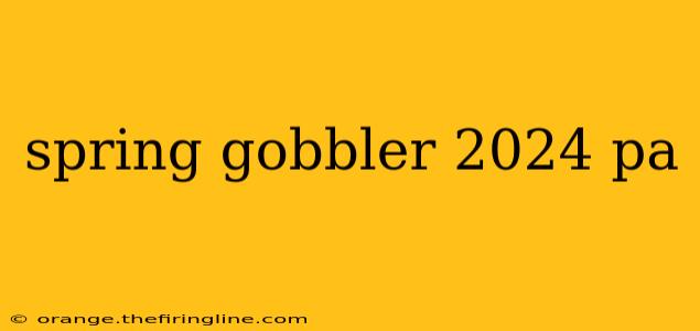 spring gobbler 2024 pa