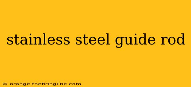 stainless steel guide rod