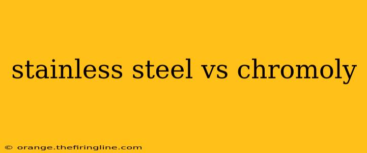 stainless steel vs chromoly