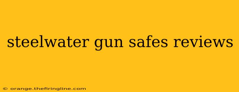 steelwater gun safes reviews