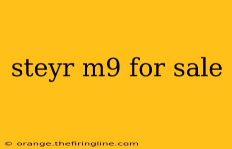 steyr m9 for sale