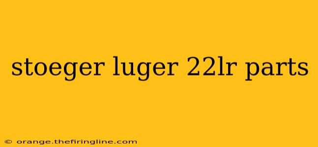 stoeger luger 22lr parts