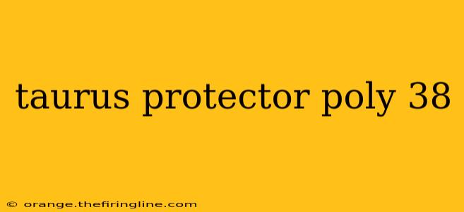 taurus protector poly 38