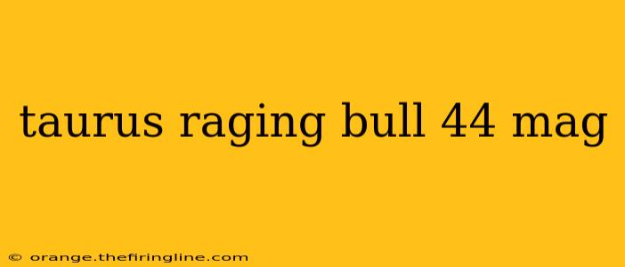 taurus raging bull 44 mag