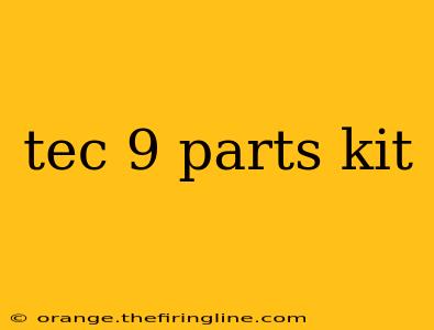 tec 9 parts kit