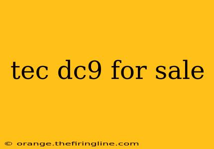 tec dc9 for sale