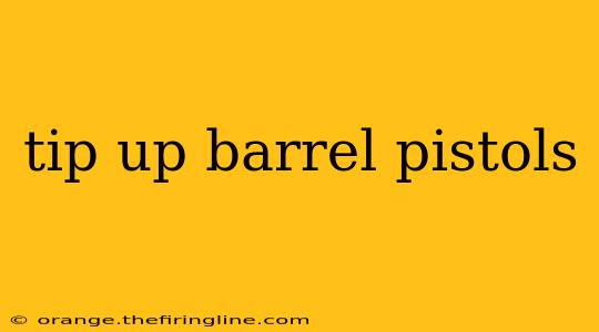 tip up barrel pistols