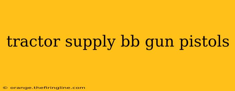 tractor supply bb gun pistols