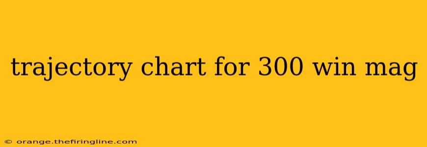 trajectory chart for 300 win mag