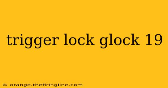 trigger lock glock 19