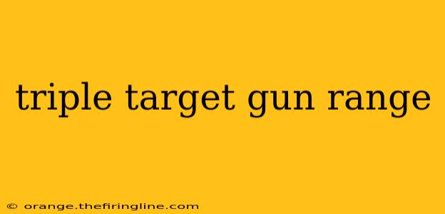 triple target gun range