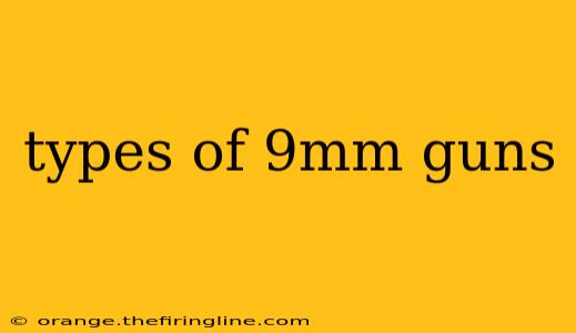 types of 9mm guns