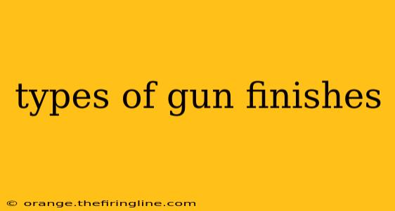 types of gun finishes