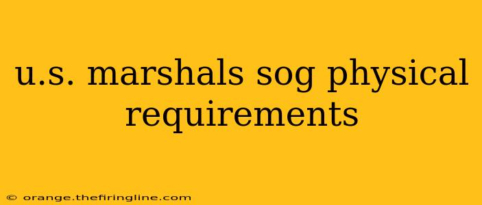 u.s. marshals sog physical requirements