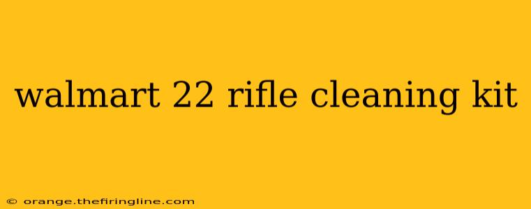 walmart 22 rifle cleaning kit