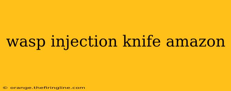 wasp injection knife amazon