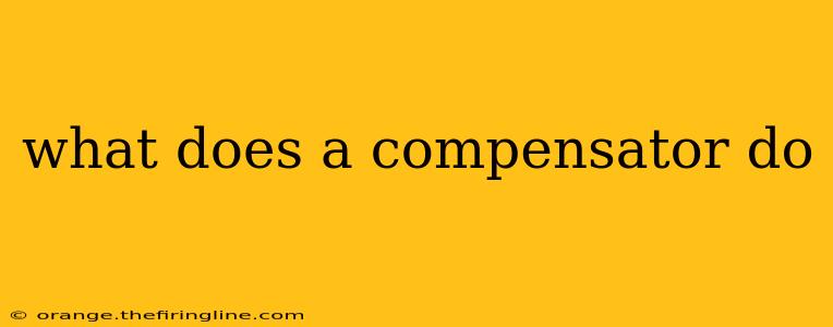 what does a compensator do