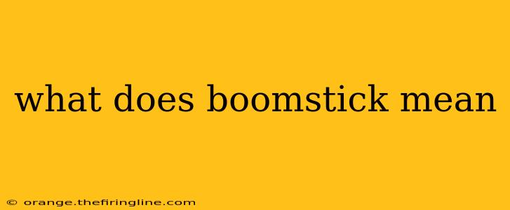 what does boomstick mean