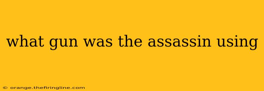 what gun was the assassin using