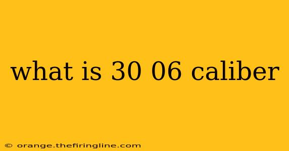 what is 30 06 caliber