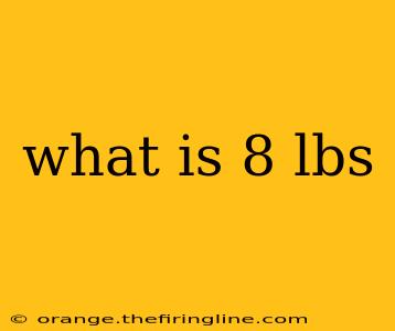 what is 8 lbs