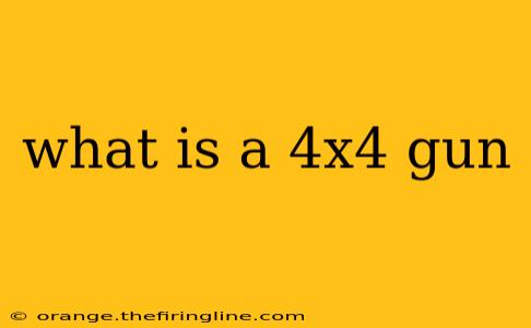 what is a 4x4 gun