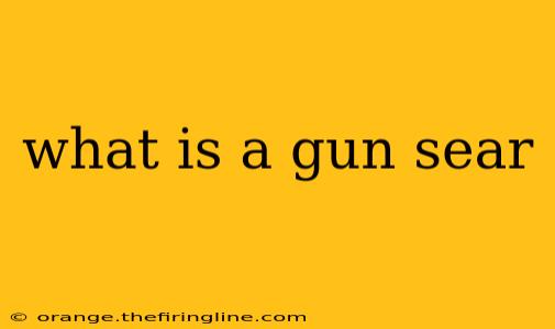 what is a gun sear