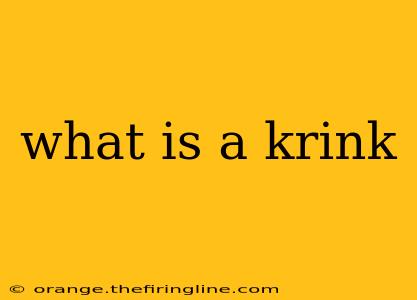 what is a krink