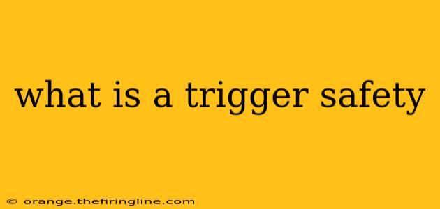 what is a trigger safety