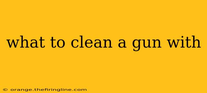 what to clean a gun with