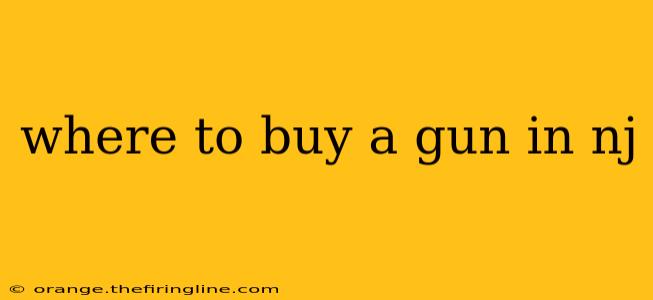 where to buy a gun in nj