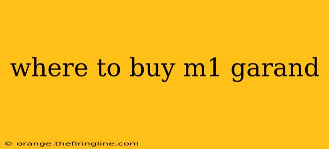 where to buy m1 garand