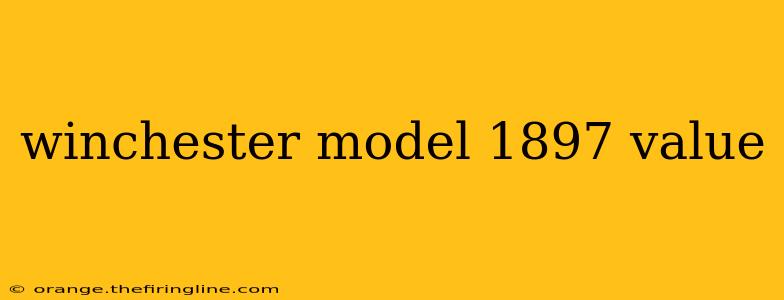 winchester model 1897 value